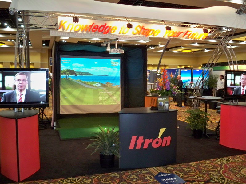 Golf Simulator at Itron